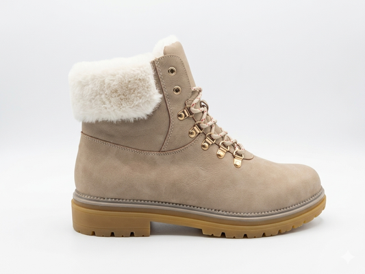 Why Saleena Fur Boot Camel