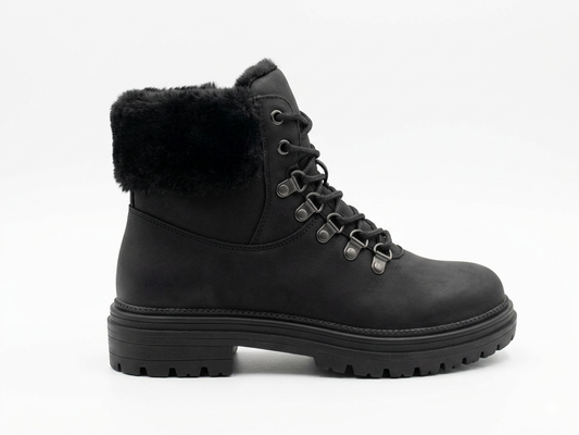 Why Saleena Fur Boot Black