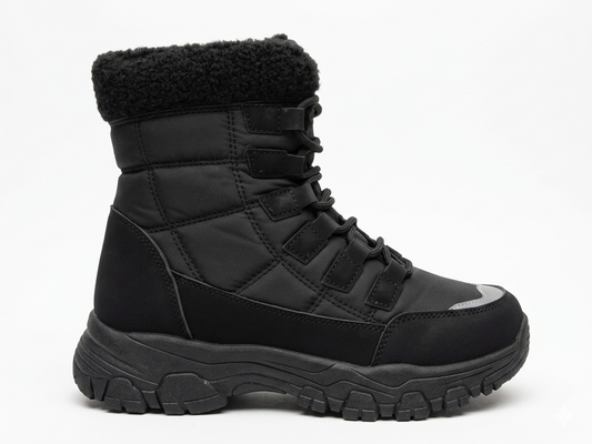 Awol Altitude Quilted Boot Black