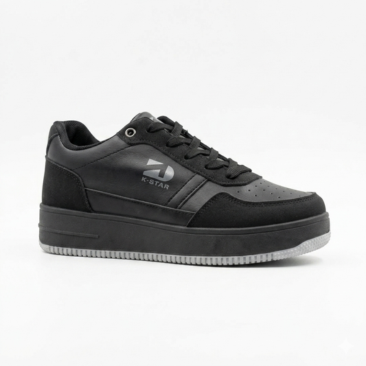 K*7 Mens Buck Sneaker Black