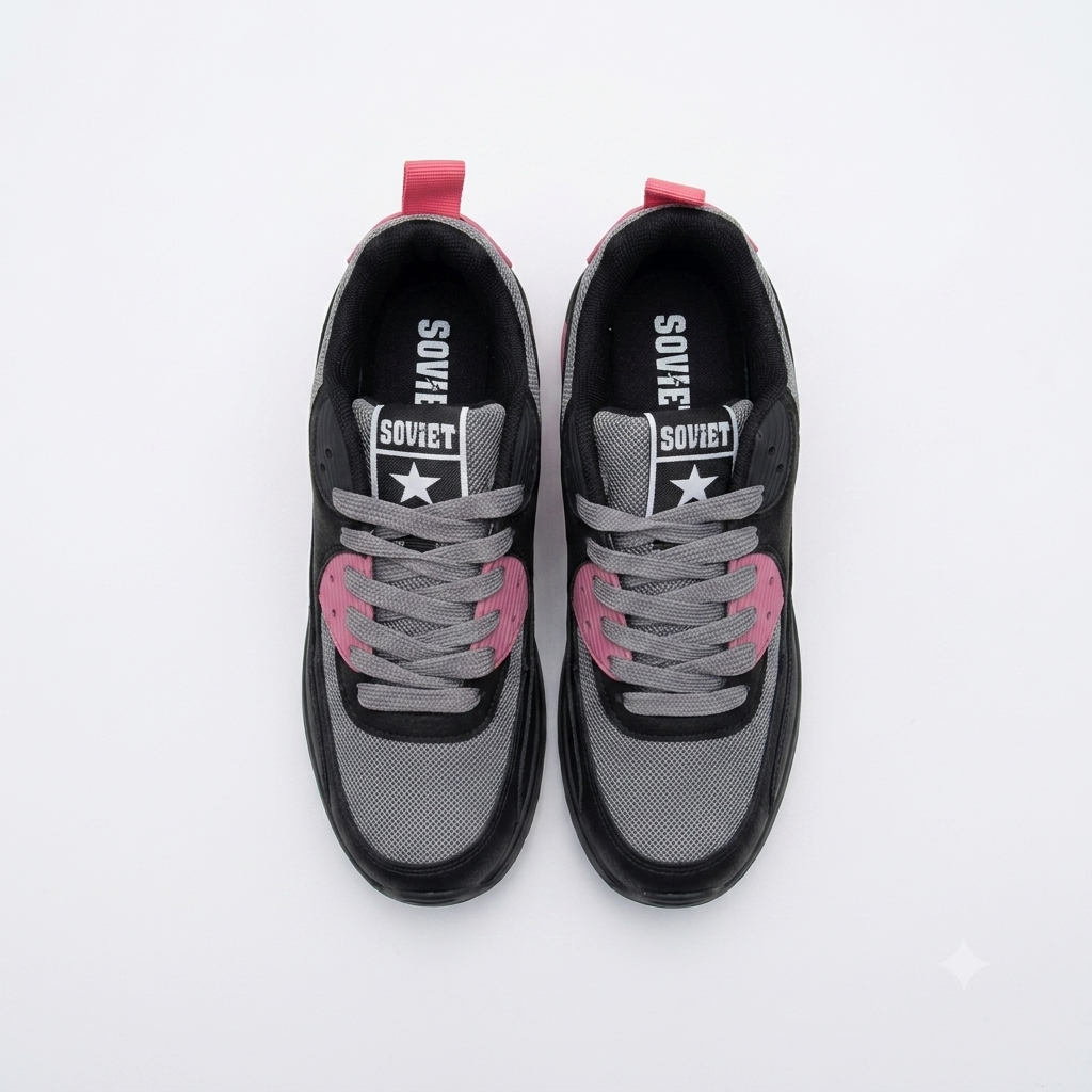 Soviet Ladies Kirk Sneaker Black