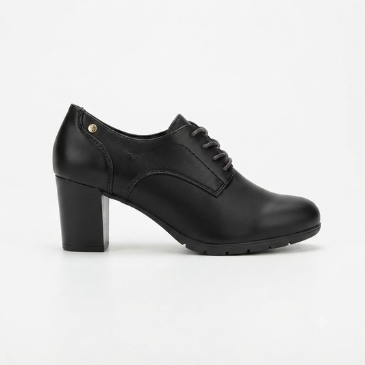 Foot Flex Lacey Heel Black