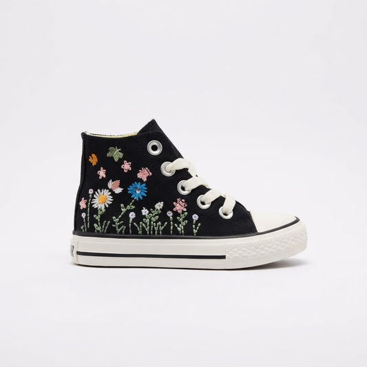 Soviet Kids Viper Floral Sneaker Black