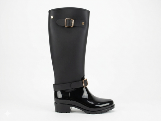 Miss Black Cloudy Gum Boot Black