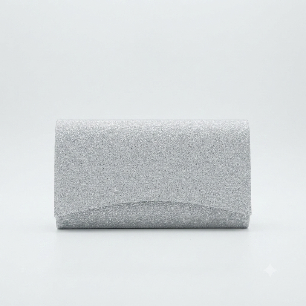 Evening Bag Clutch Silver