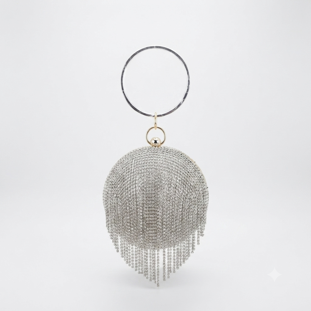 Evening Ball Diamante Silver