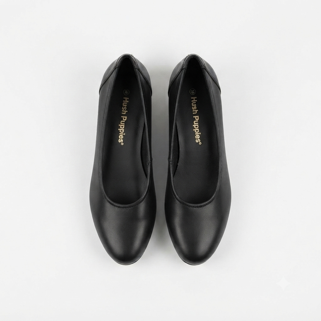 Hush Puppi Shimmer Black
