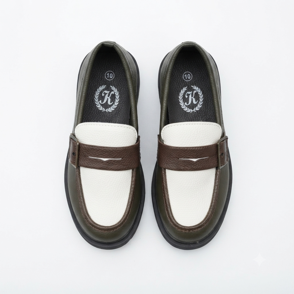 Klevas Kids Monk Strap Olive