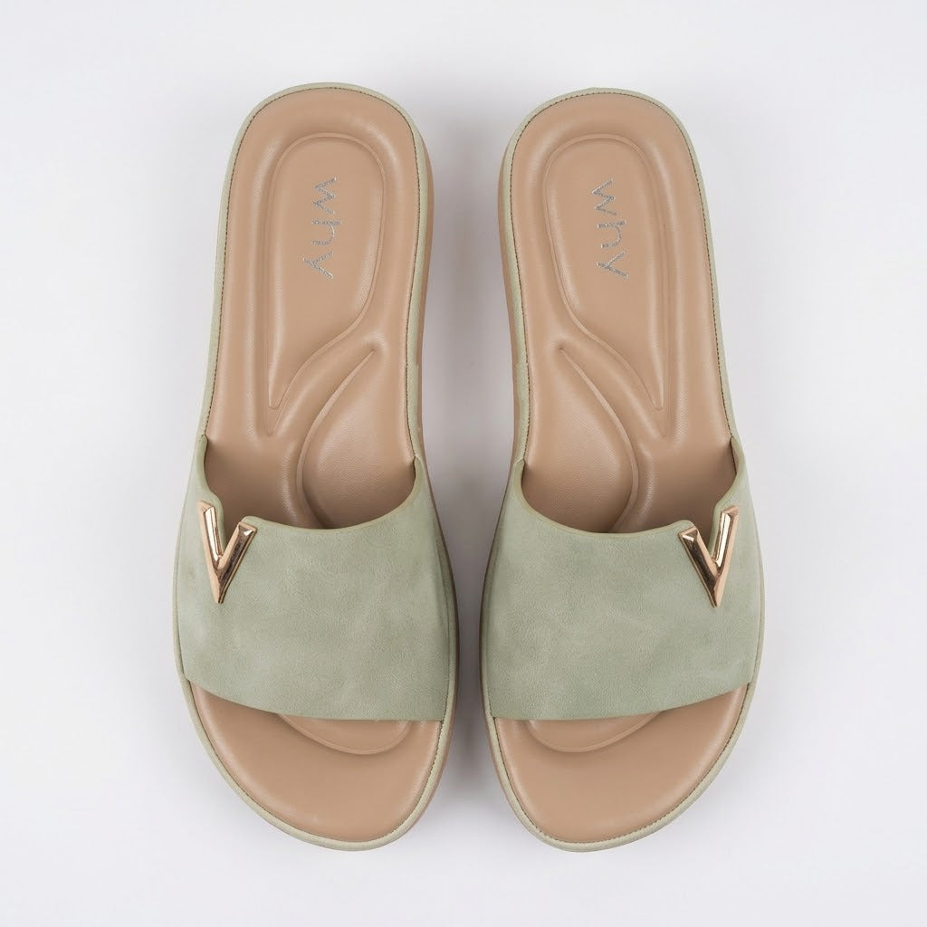 Why Comfort V Slide Green
