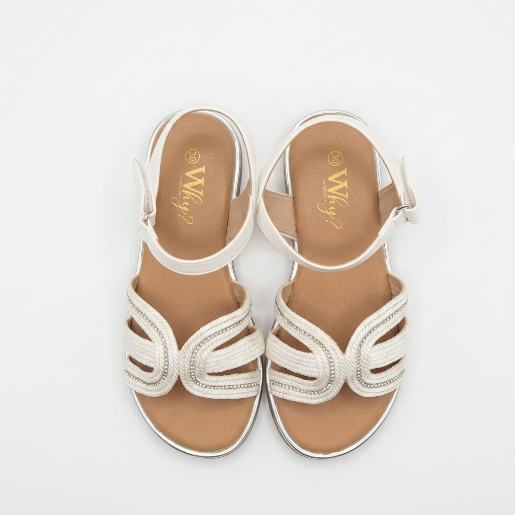 Why Kids Kira Sandal White