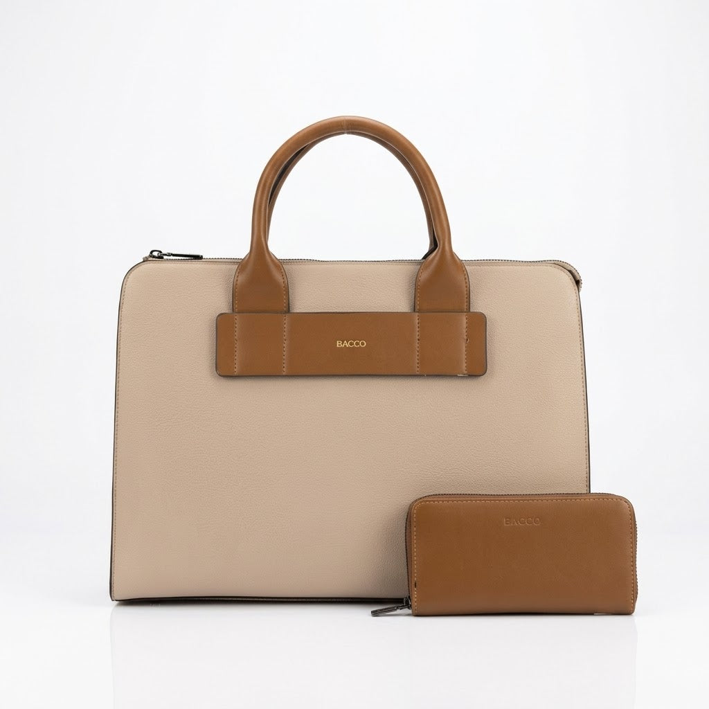 Bagco Beige Hand Bag