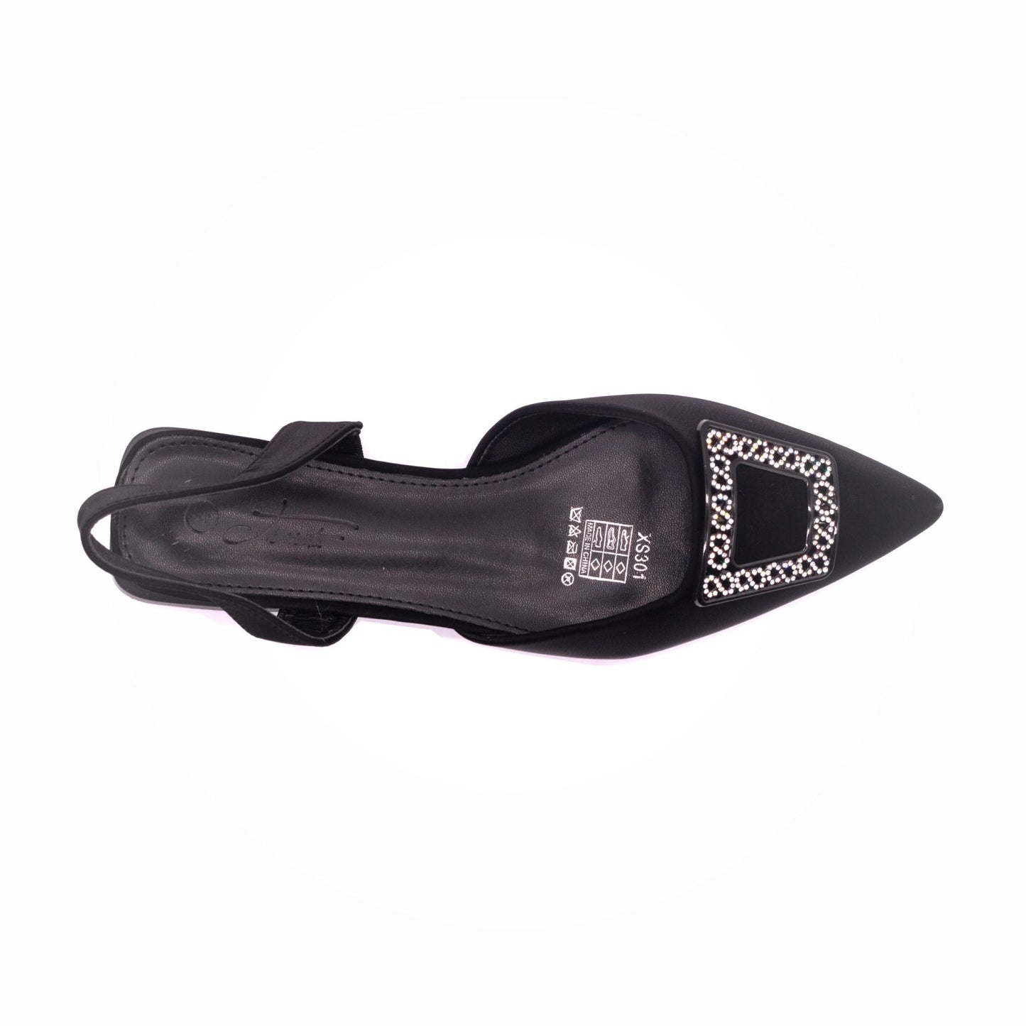 Luna Diamante Brouge Pointy Black - Image 3