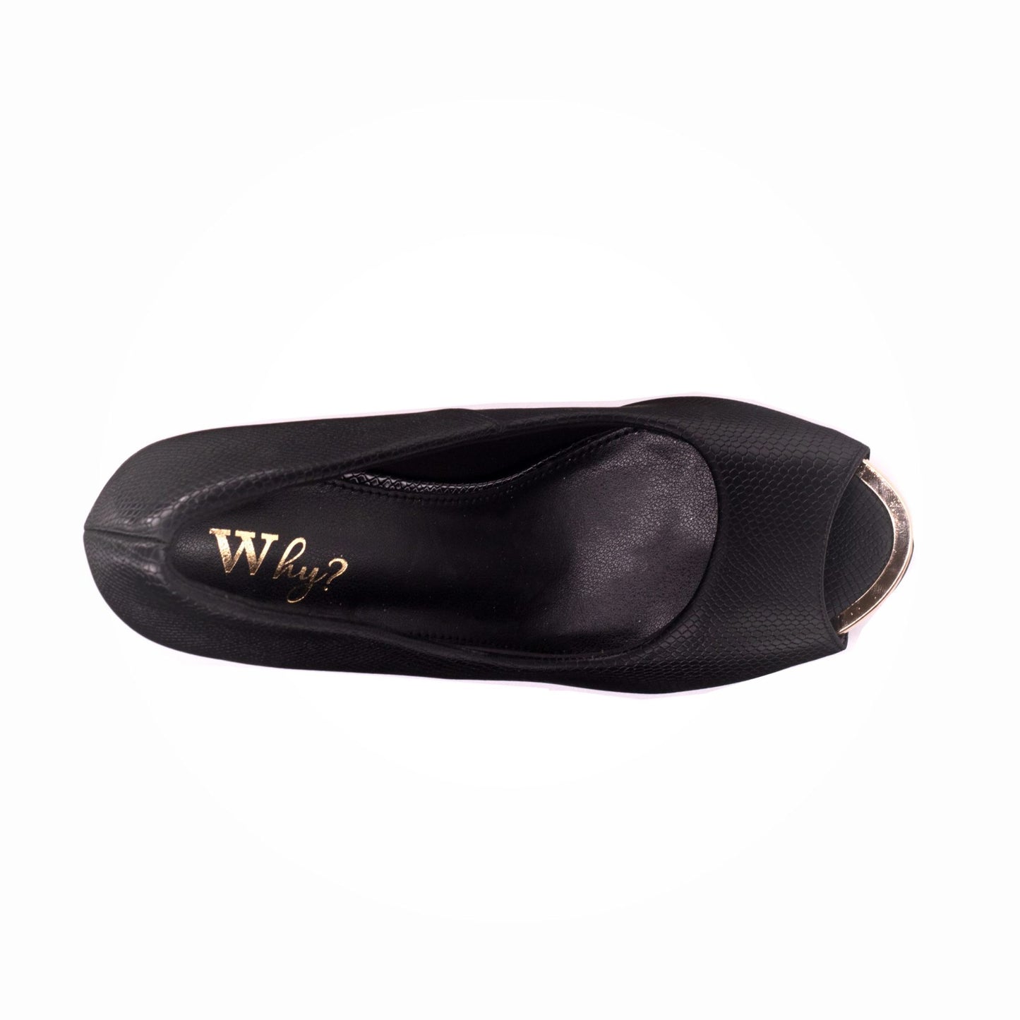 Why Snake Pep Toe Stiletto Black - Image 3