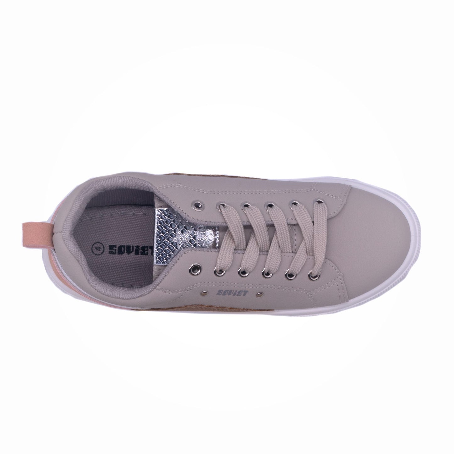Soviet Ladies Coco Blanco Sneaker Taupe - Image 3