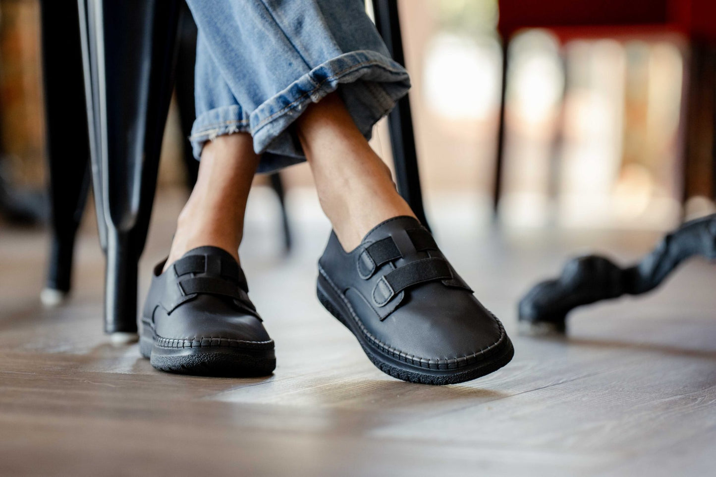 Why Double Elasticated Comfort Pump Black - Image 4