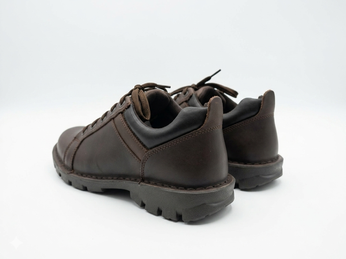 Desert Lace Up Instant Low Cut Brown