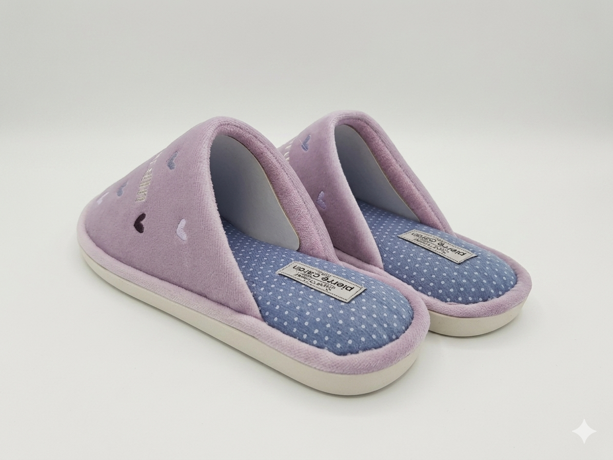 Pierre Cardin Cozy Slipper Pink