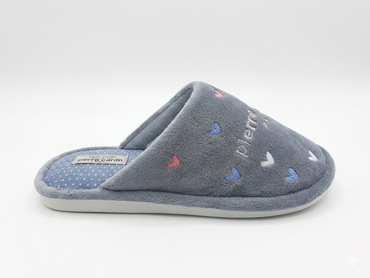Pierre Cardin Cozy Slipper Blue