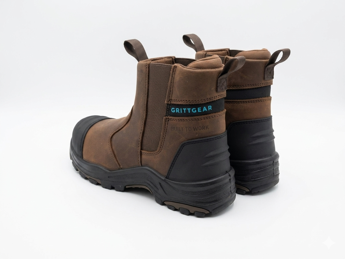 Gritt Gear Slate Safety Boot Brown