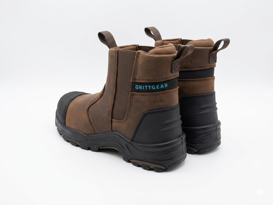 Gritt Gear Slate Safety Boot Brown