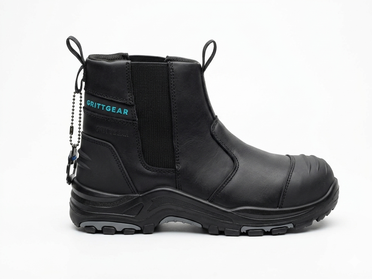 Gritt Gear Slate Safety Boot Black