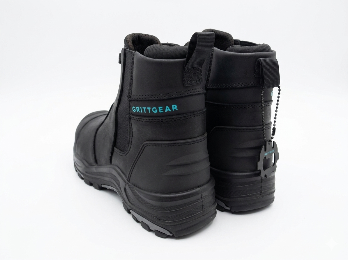 Gritt Gear Slate Safety Boot Black