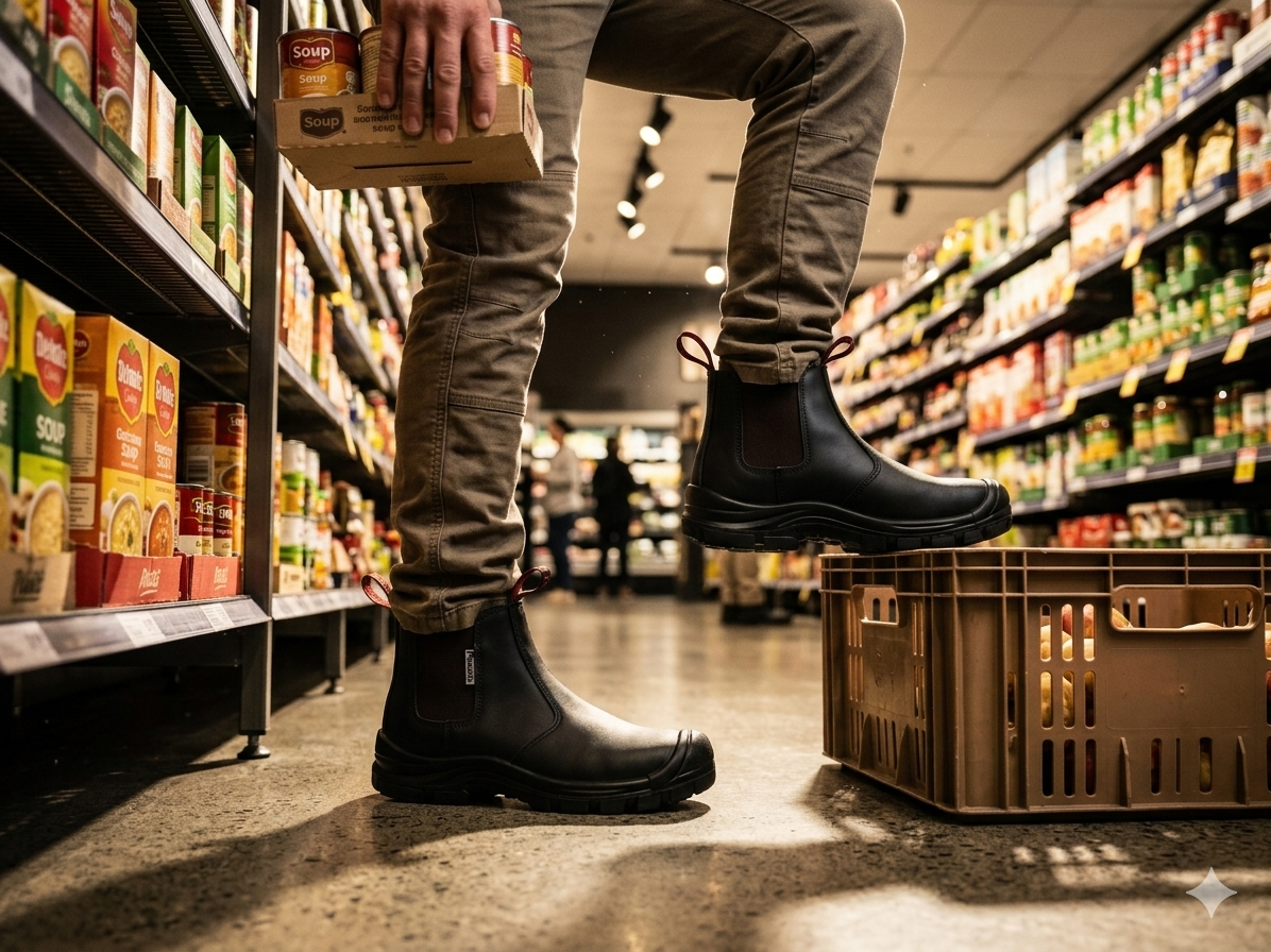 Pinnacle Safety Boot Brown