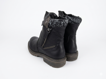 Savoy Knitted Ruched Black