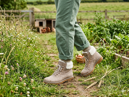 Why Saleena Fur Boot Camel
