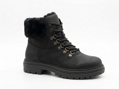 Why Saleena Fur Boot Black