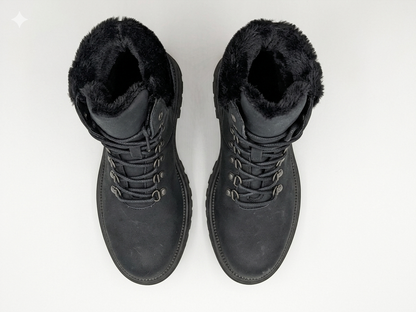 Why Saleena Fur Boot Black