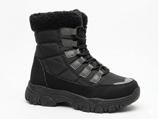 Awol Altitude Quilted Boot Black