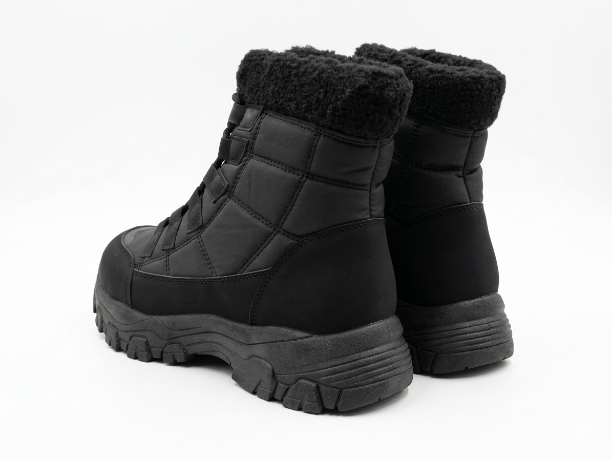 Awol Altitude Quilted Boot Black