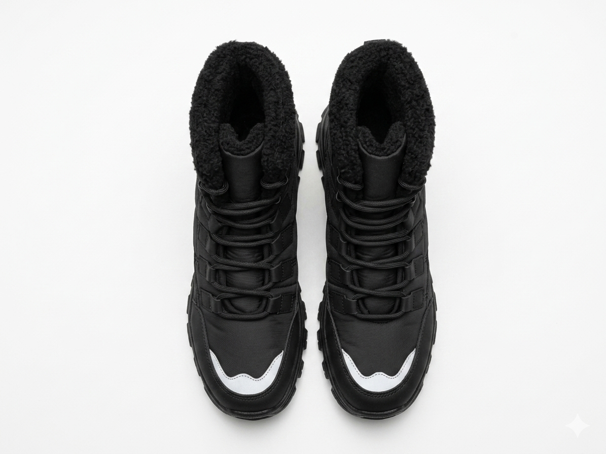 Awol Altitude Quilted Boot Black