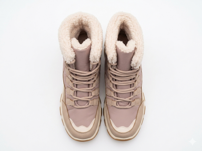 Awol Altitude Quilted Boot Pink