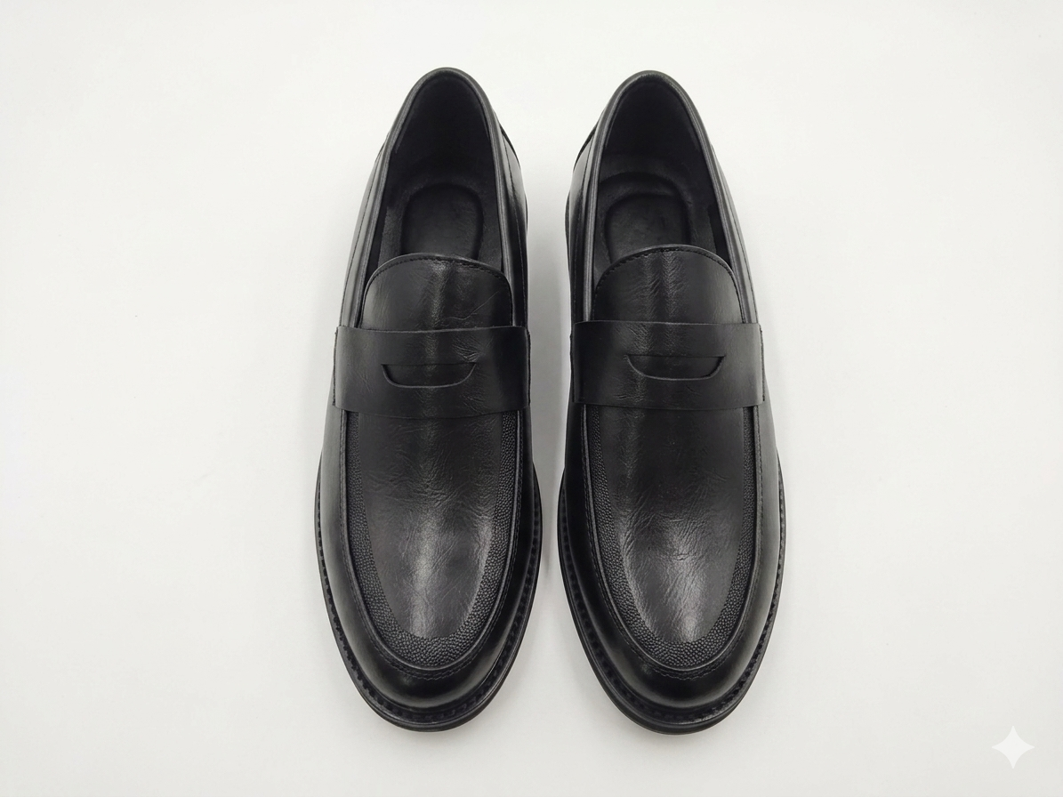 Tilliano Mens Penny Loafer Black