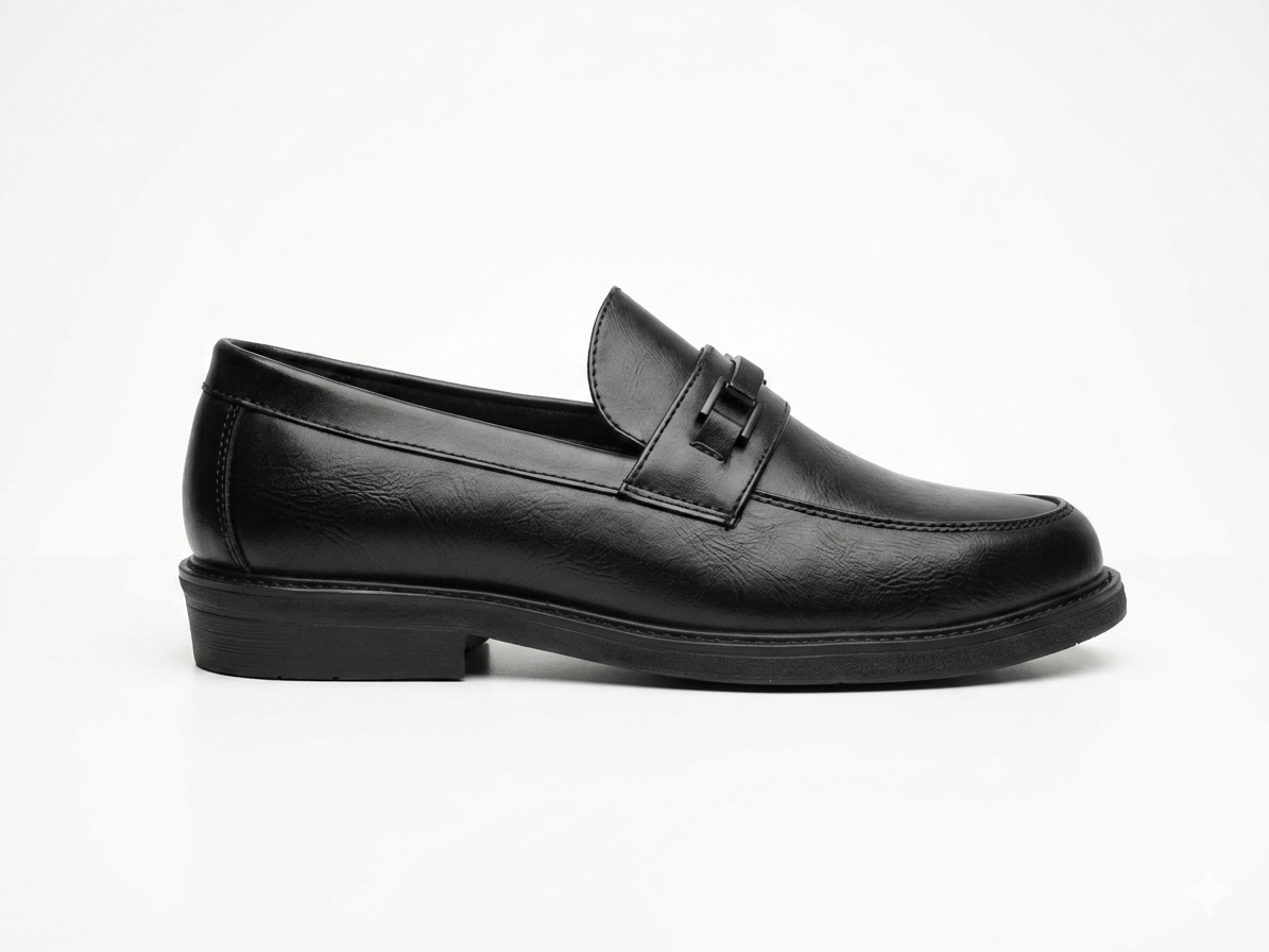 Taggd Mens Casual Loafer Black