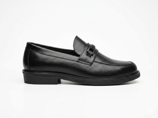 Taggd Mens Casual Loafer Black