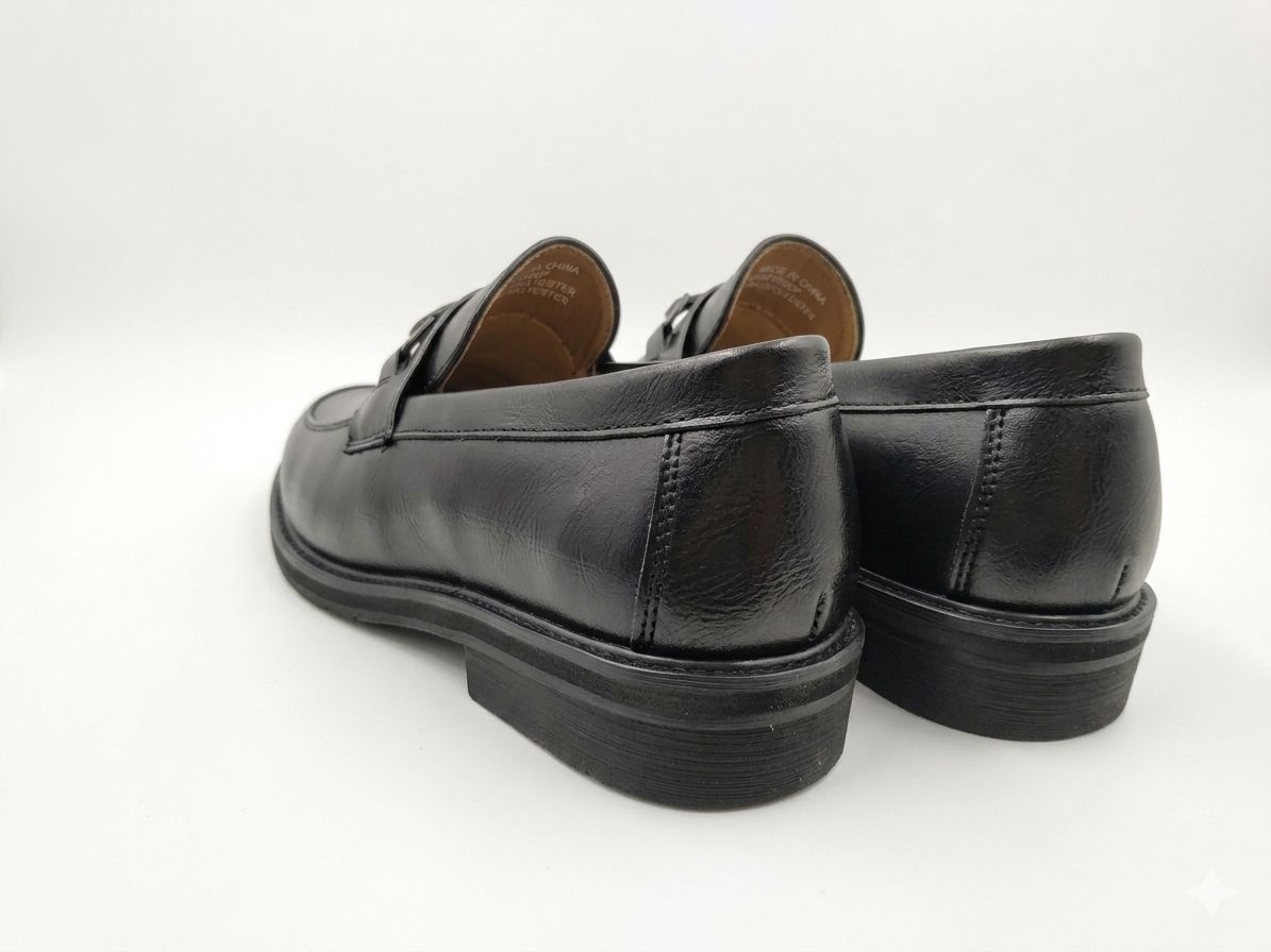 Taggd Mens Casual Loafer Black