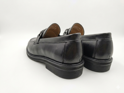 Taggd Mens Casual Loafer Black