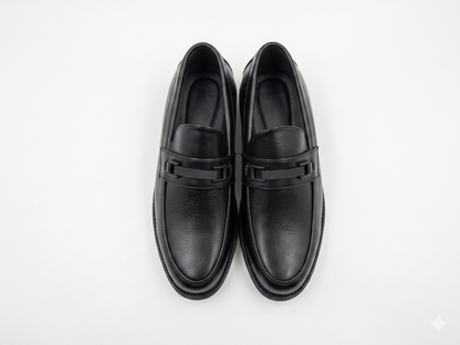 Taggd Mens Casual Loafer Black