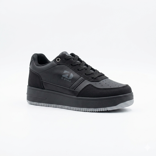 K*7 Mens Buck Sneaker Black