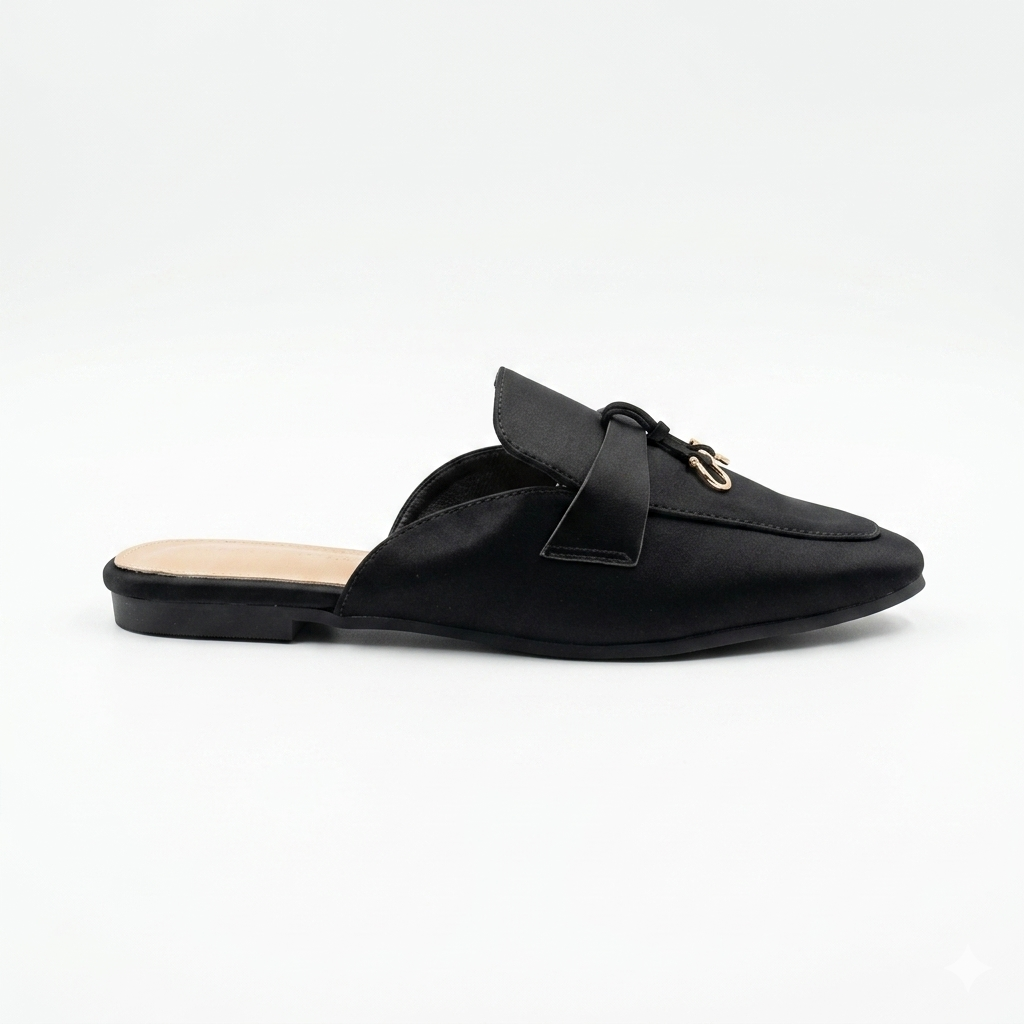 MM Hermes Mule Black