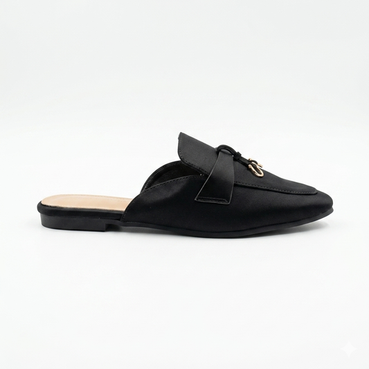 MM Hermes Mule Black