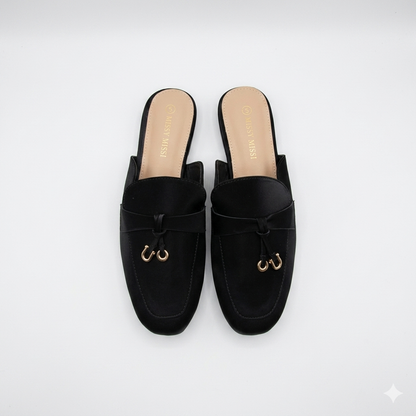 MM Hermes Mule Black