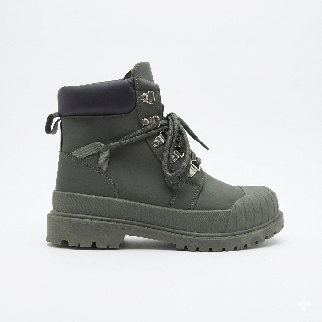 Why Lace Up Ankle Boot Olive