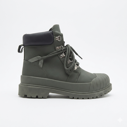 Why Lace Up Ankle Boot Olive