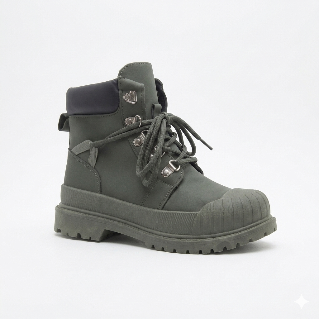 Why Lace Up Ankle Boot Olive