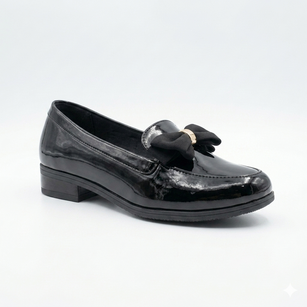 Softinos Bow Patent Black