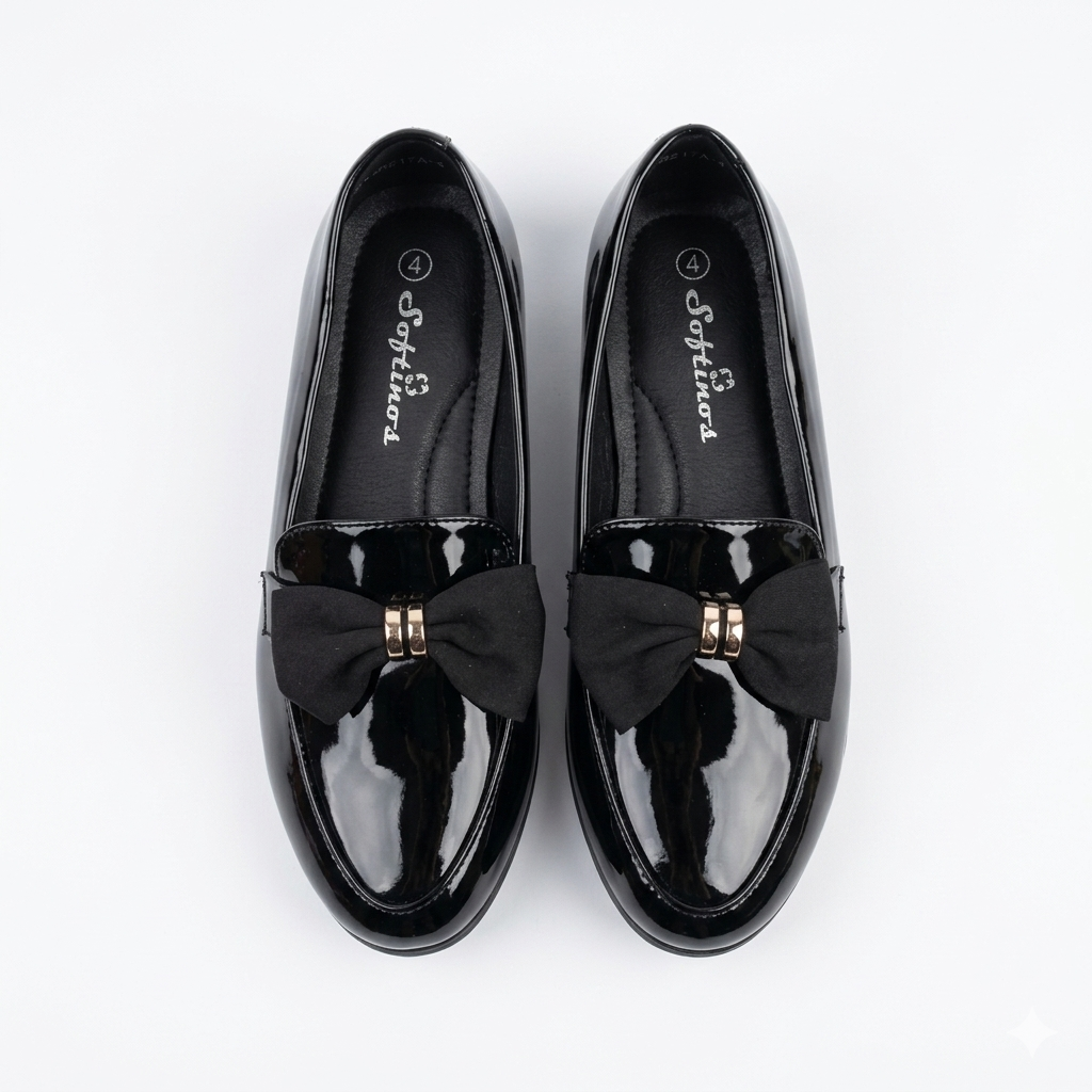 Softinos Bow Patent Black